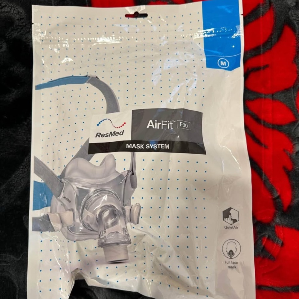 ResMed Airfit F30 Full Mask System size medium  New #64101